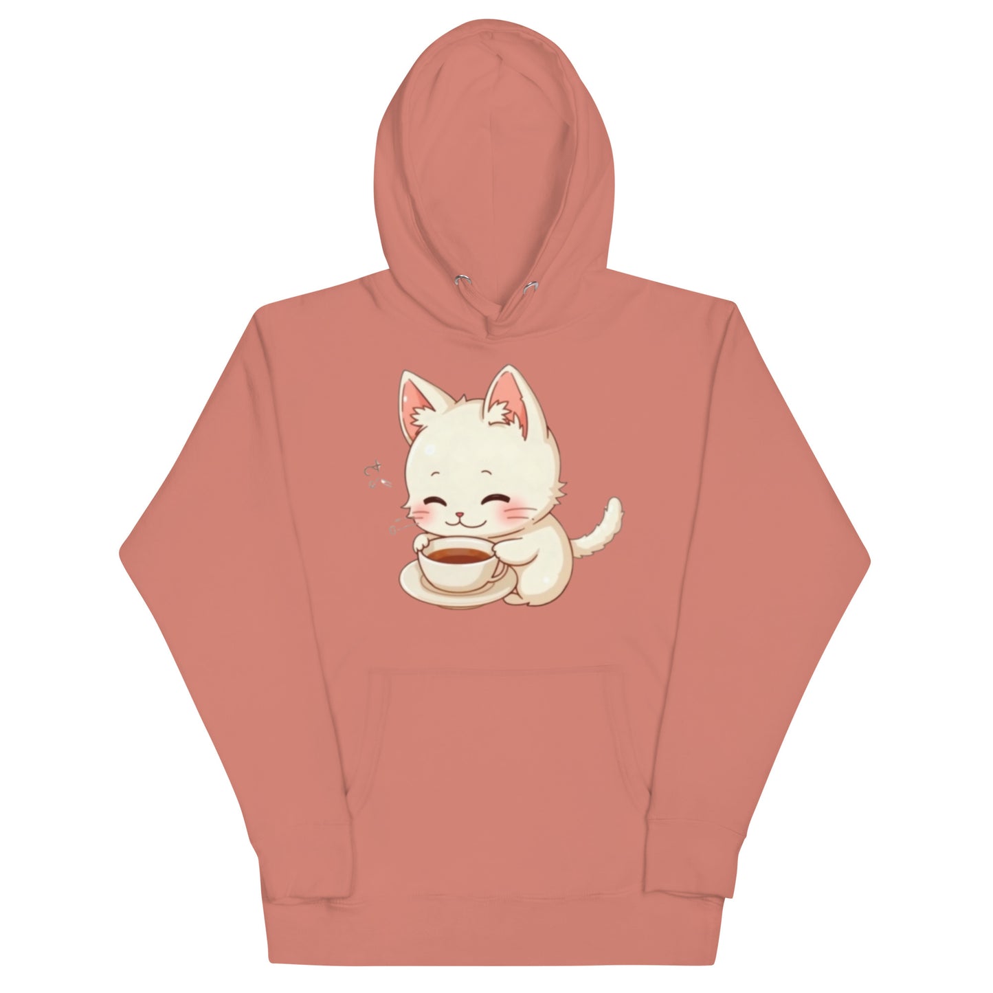 MUJii Cat Hoodie - Dusty Rose
