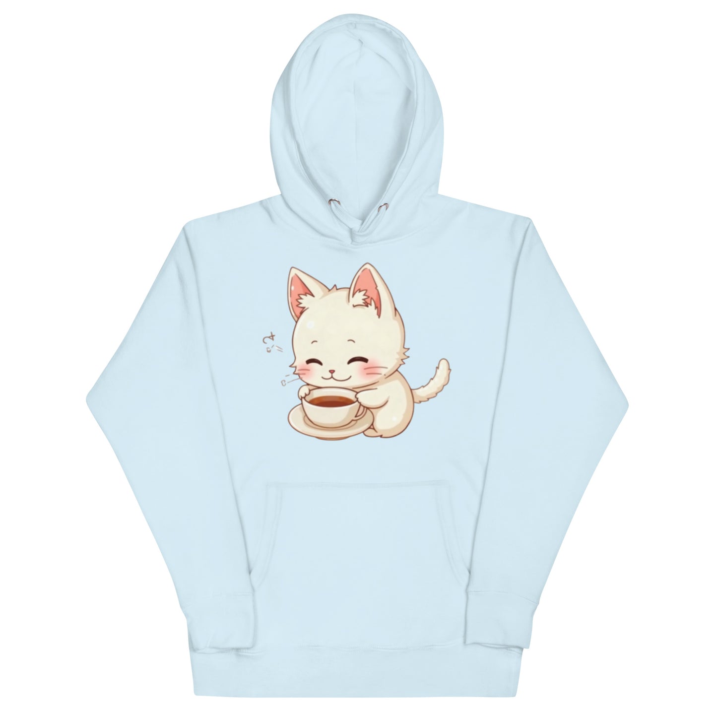 MUJii Cat Hoodie - Sky Blue